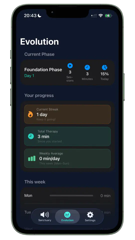 Earpeace app: Follow Your Evolution to Silence